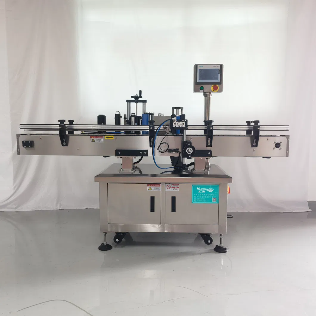 Premium Round Bottle Labeling System with Adjustable Head for Shampoo Bottles