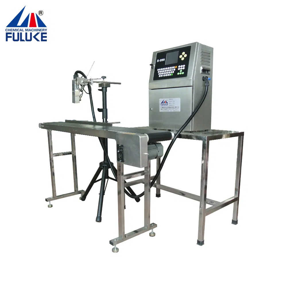 Dijital Label Roll Printing Machine Portable Inkjet Coding Machine Inkjet Printer 6 Lines