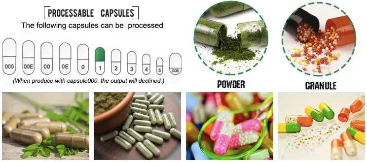 Automatic Powder Liquid Granules Capsule Filler