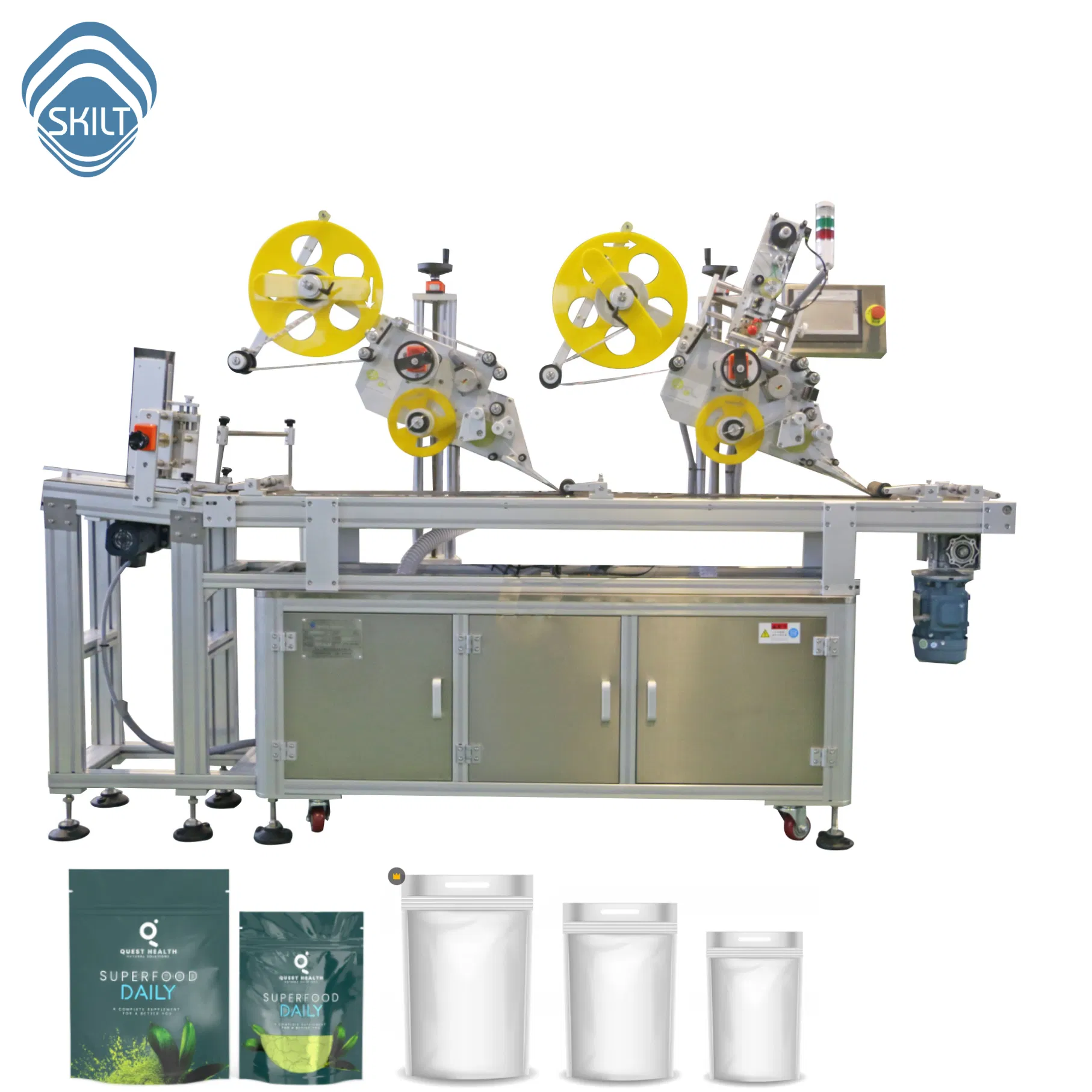 User-Friendly Bag Paging Labeling Machine and Pouch Labeller System