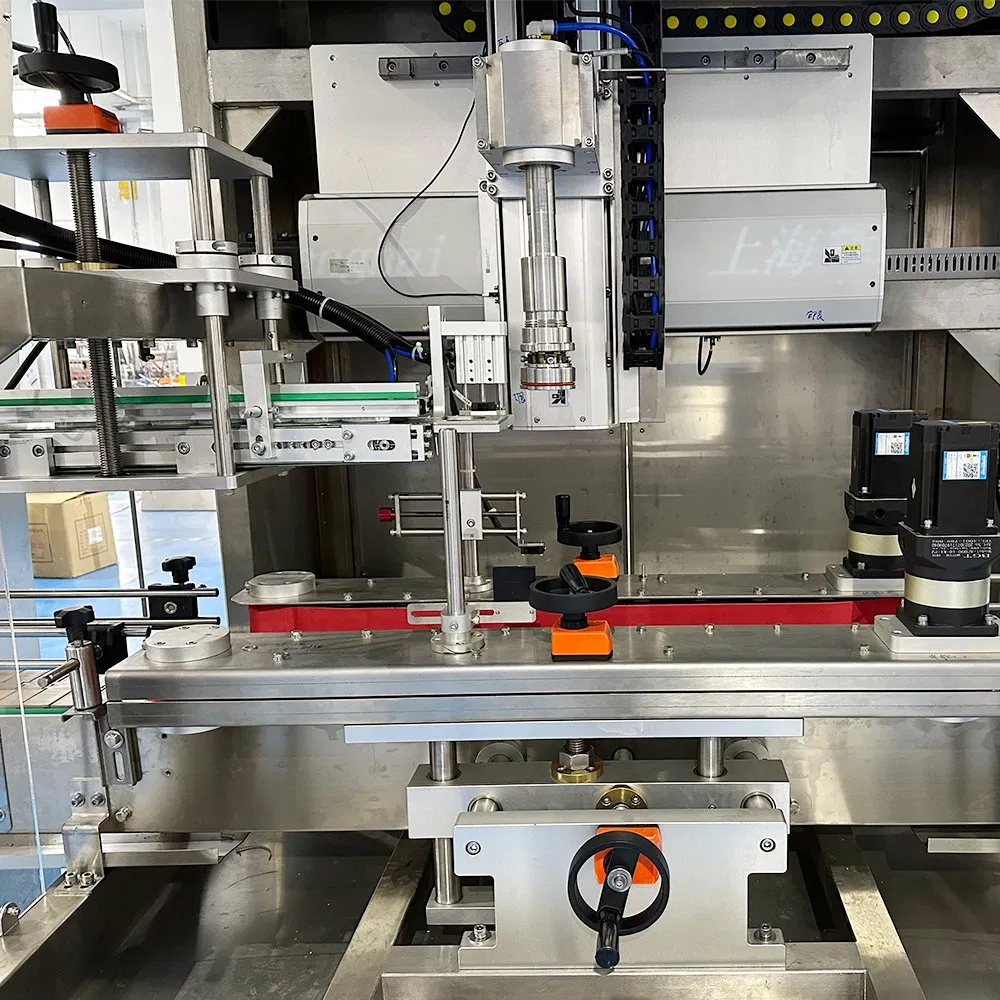 Automatic Hand Wash Liquid Detergent Shampoo Bottle Screw Tracking Capping Machine