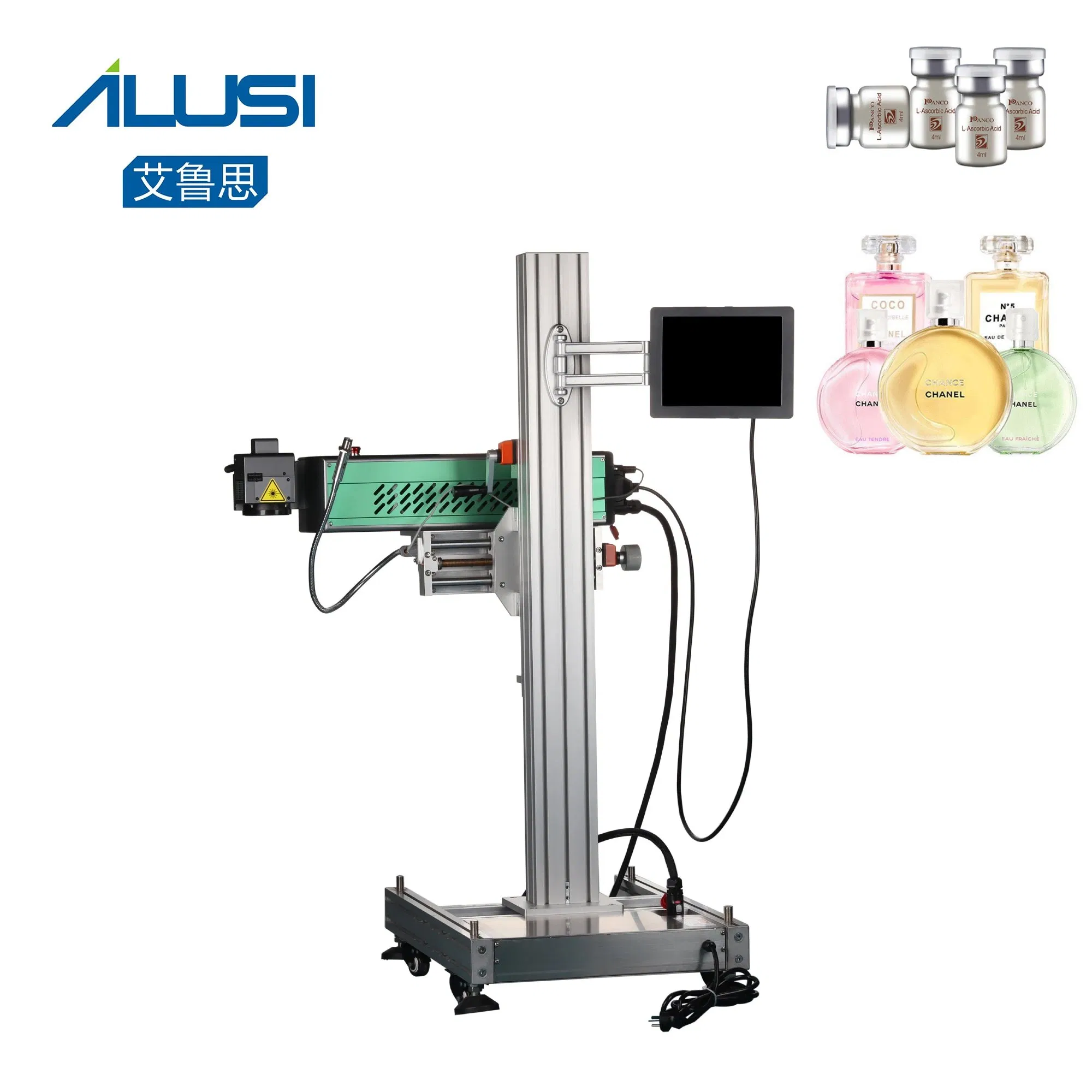 Ailusi CO2 Touch Screen Laser Marking Machine Coding Machine Laser Inkjet Printer Printing Machine