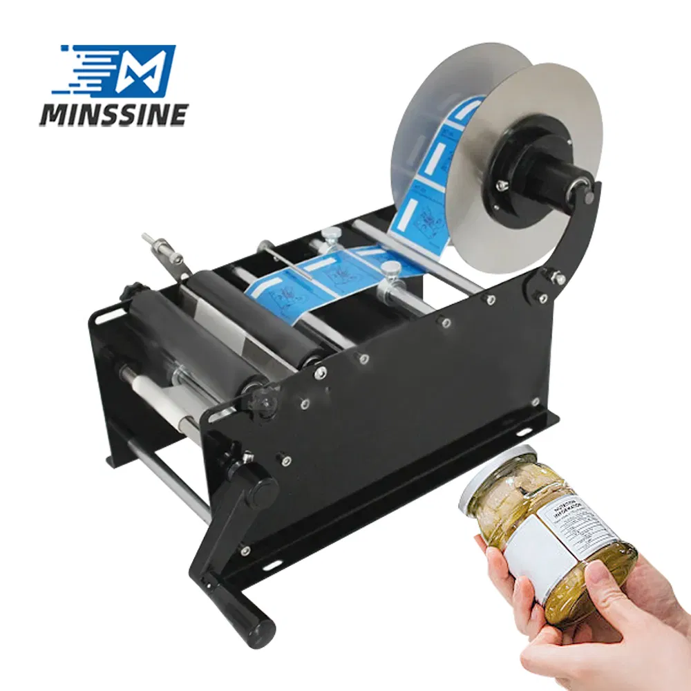 Compact User-Friendly Labeling System for Fast Round Bottle Labeling Fast and Efficient Labeling Solution for Round Bottle Products