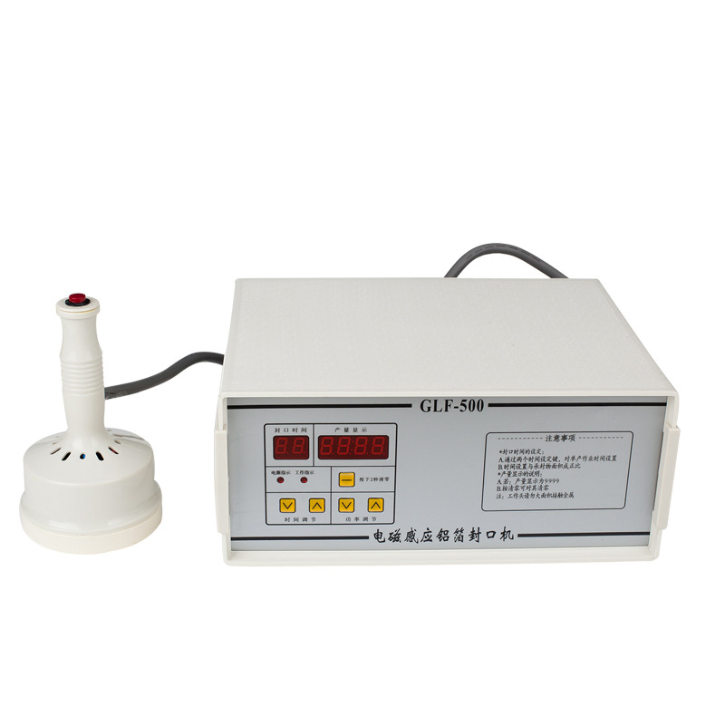 Semi Automatic 220V Glass Bottle or Plastic Jar Liner Induction Cap Sealing Machine