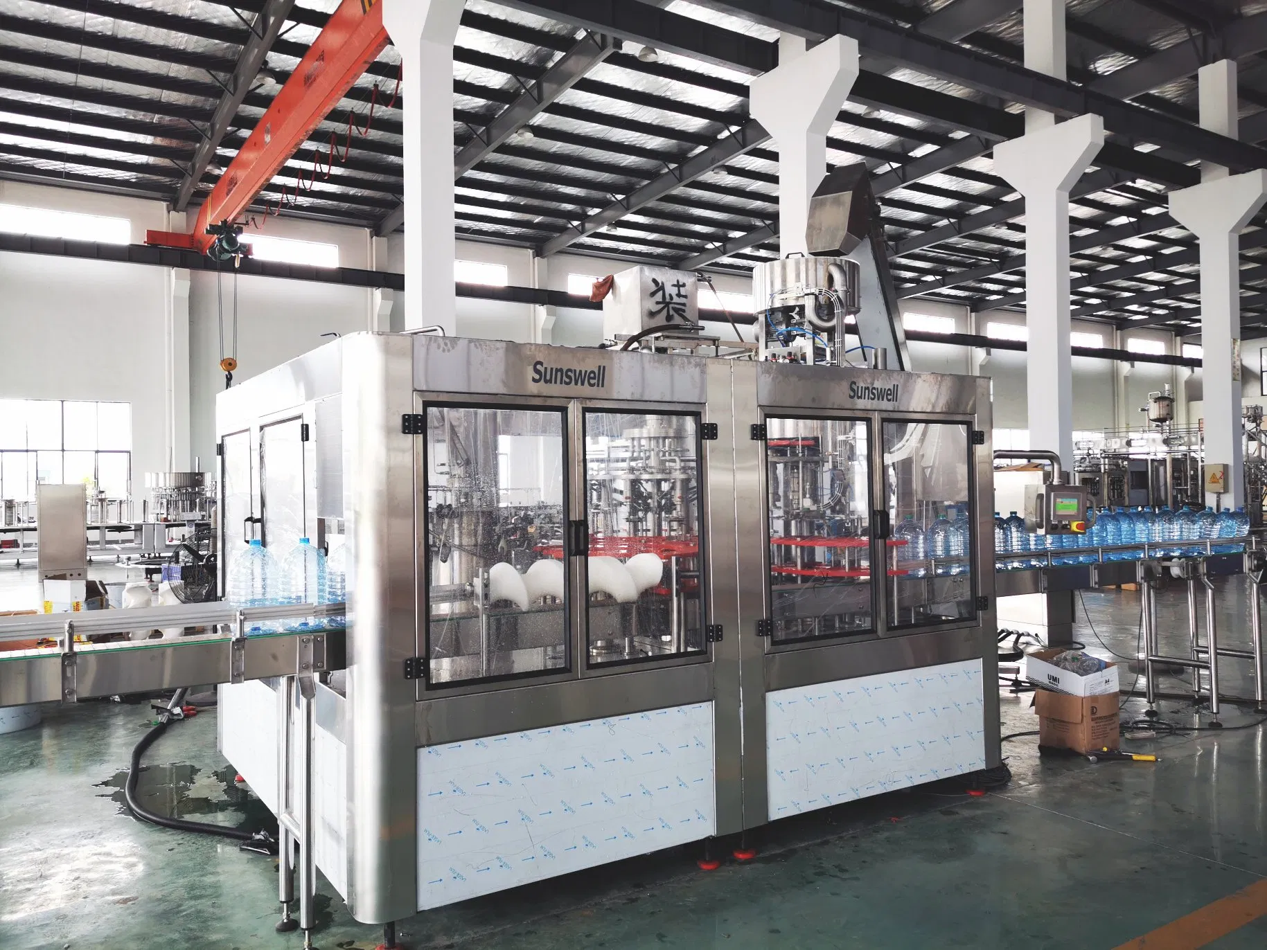 3-10L Multi-Head 10000bph Filling Packing Line Pure Water Filing Machine