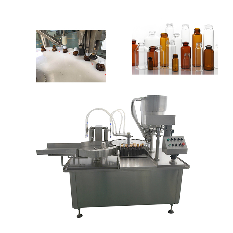 Multi-Heads Small Bottle Filling and Capping Machine 10ml Bottle Liquid Filling and Capping Machine
