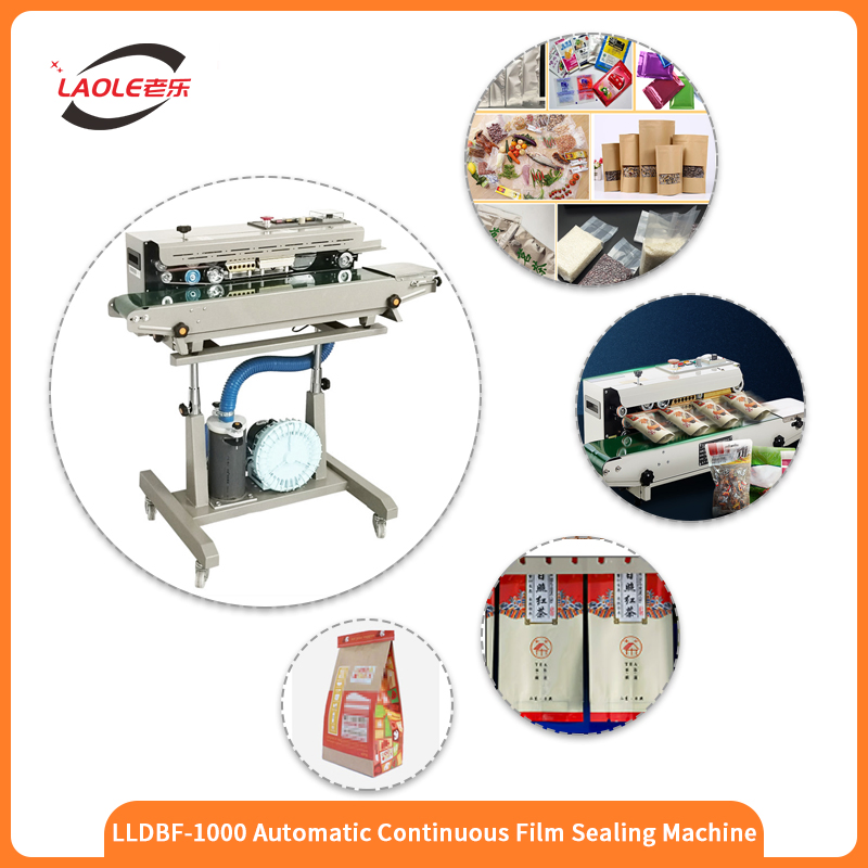 Multi Continuous Vertical Alu Foil Plastic Sachet Pouch Heat Band Sealing Machine