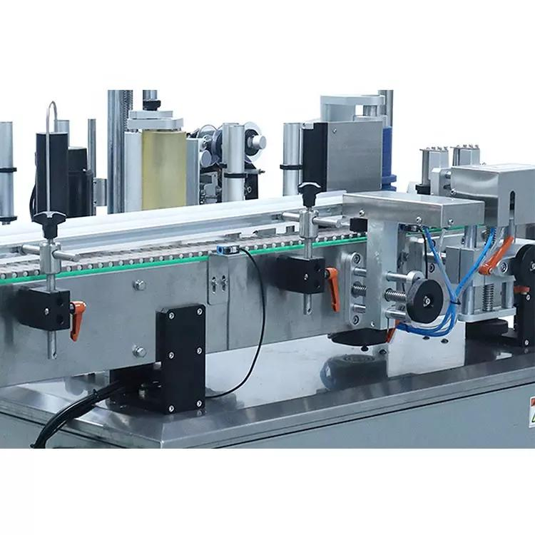 Automatic Multifunctions Front &amp; Back Two Double Sides Flat Round Oval Plastic Bottle Sticker Labeling Machine China Factory Price