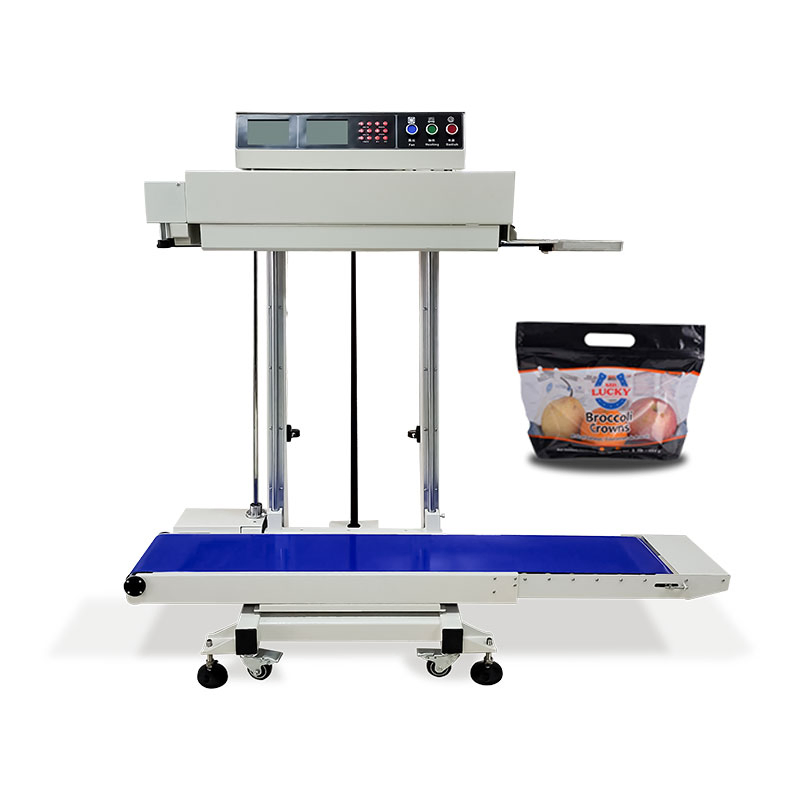 Linway Vertical Automatic Large Size Rice Bag Band Sealer Heavy Duty Continuous Bag Heat Sealing Machine