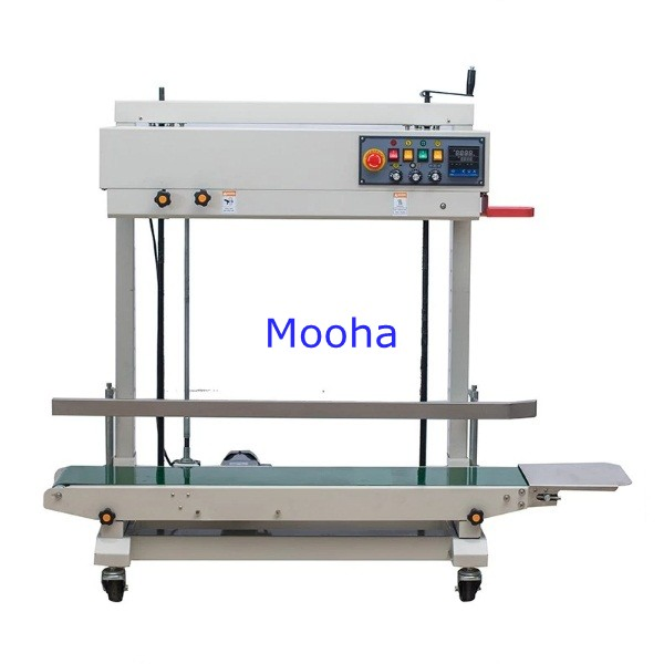 China Heavy Duty 15kg Continuous Band Sealer Plastic Bag Sealing Machine