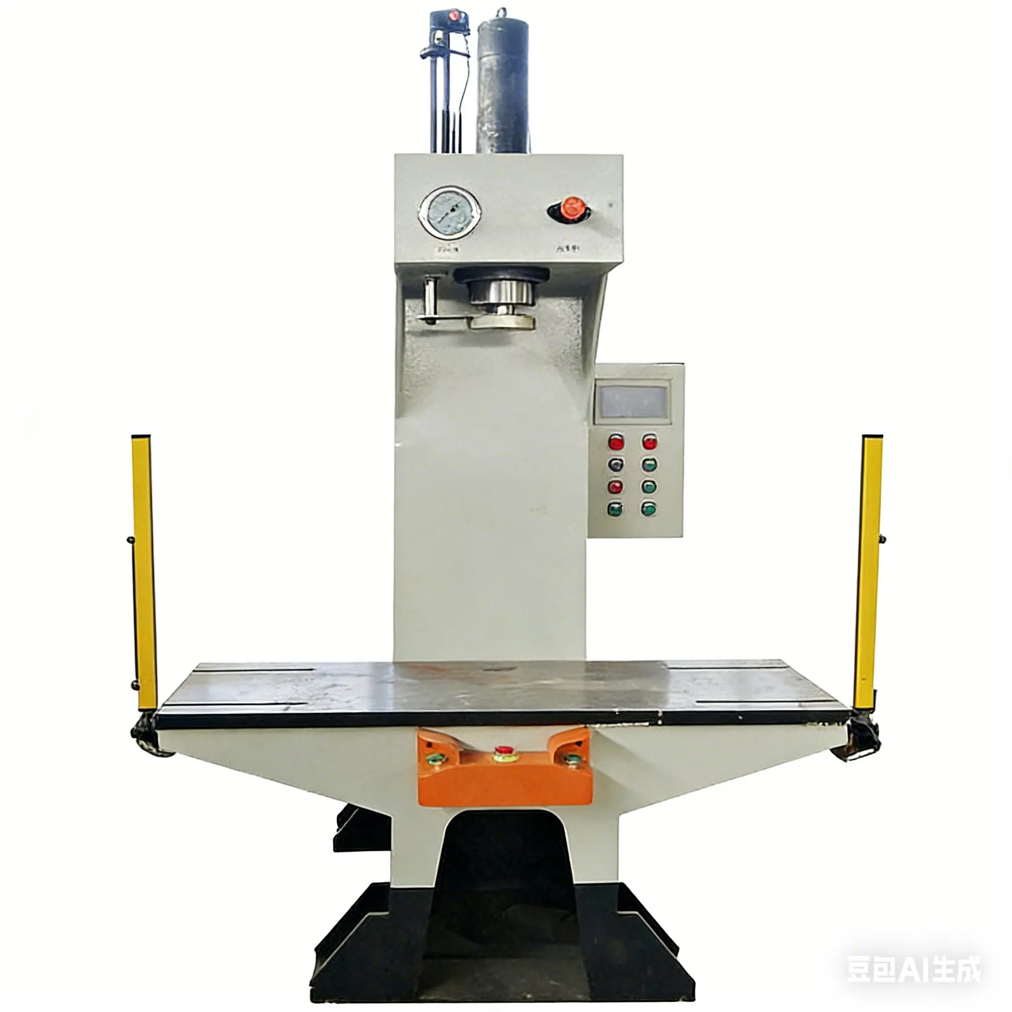 Compact Single-Arm Hydraulic Press for Punching and Cutting