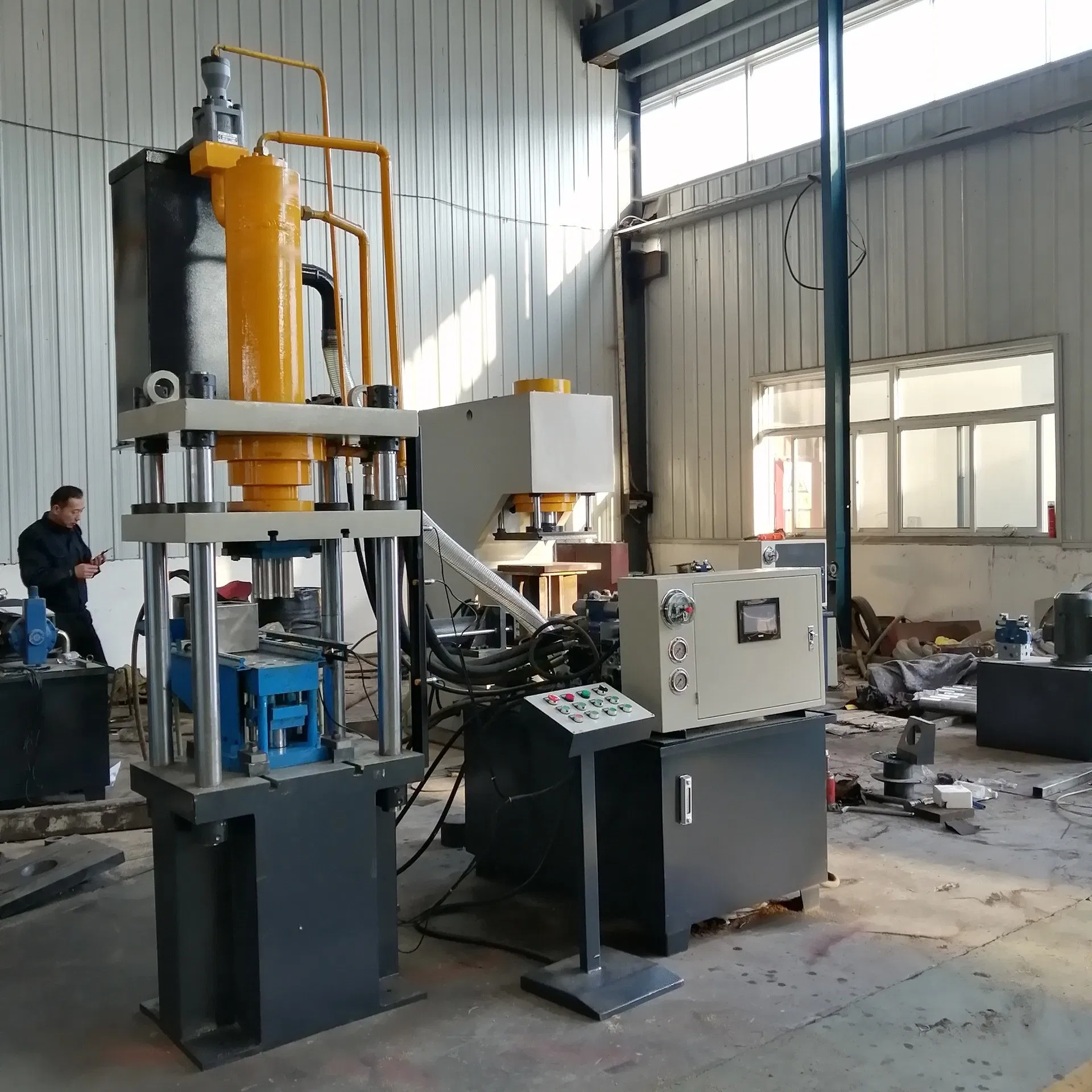 Heavy-Duty 63 Ton Fully Automatic Tea Cake Press Machine