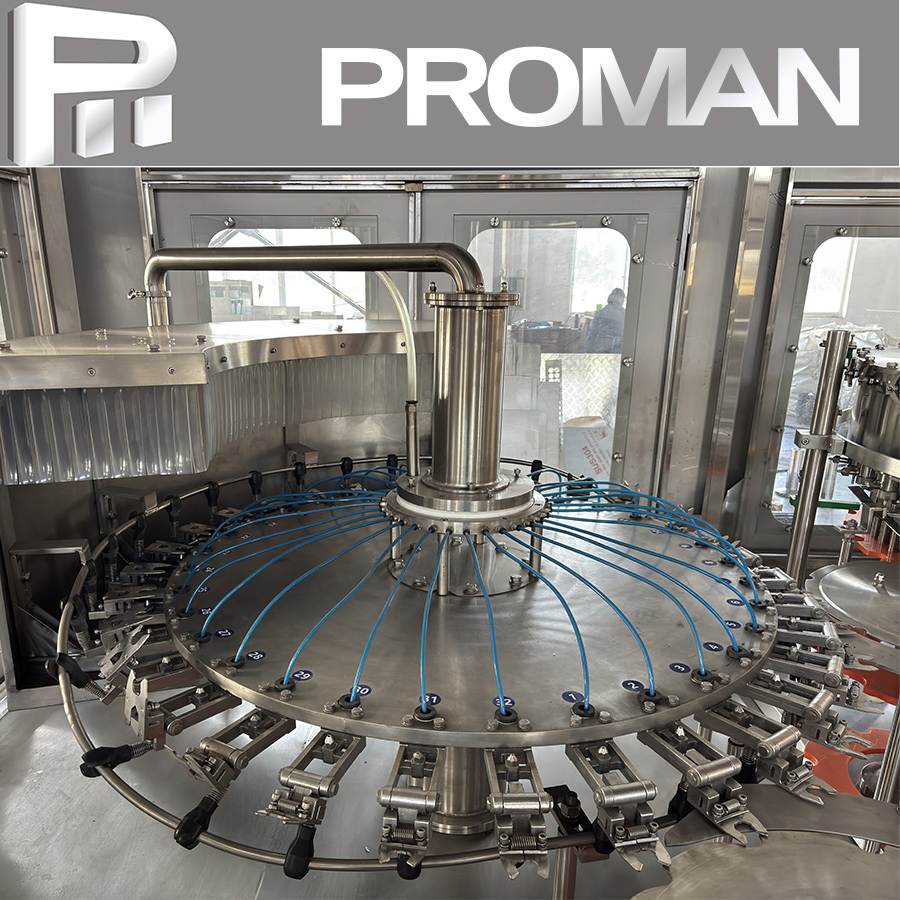 High Speed 10, 000bph Carbonated Soft Drinks Plastic Bottle Filling Sealing OPP Labeling Equipment