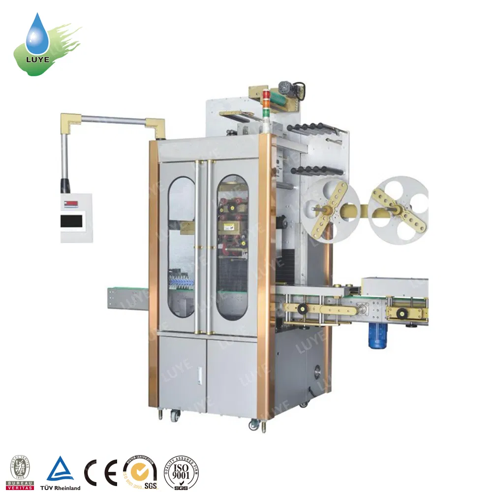 150bpm-450BMP High Speed Automatic Bottle Label Shrink Sleeve Labeling Machine