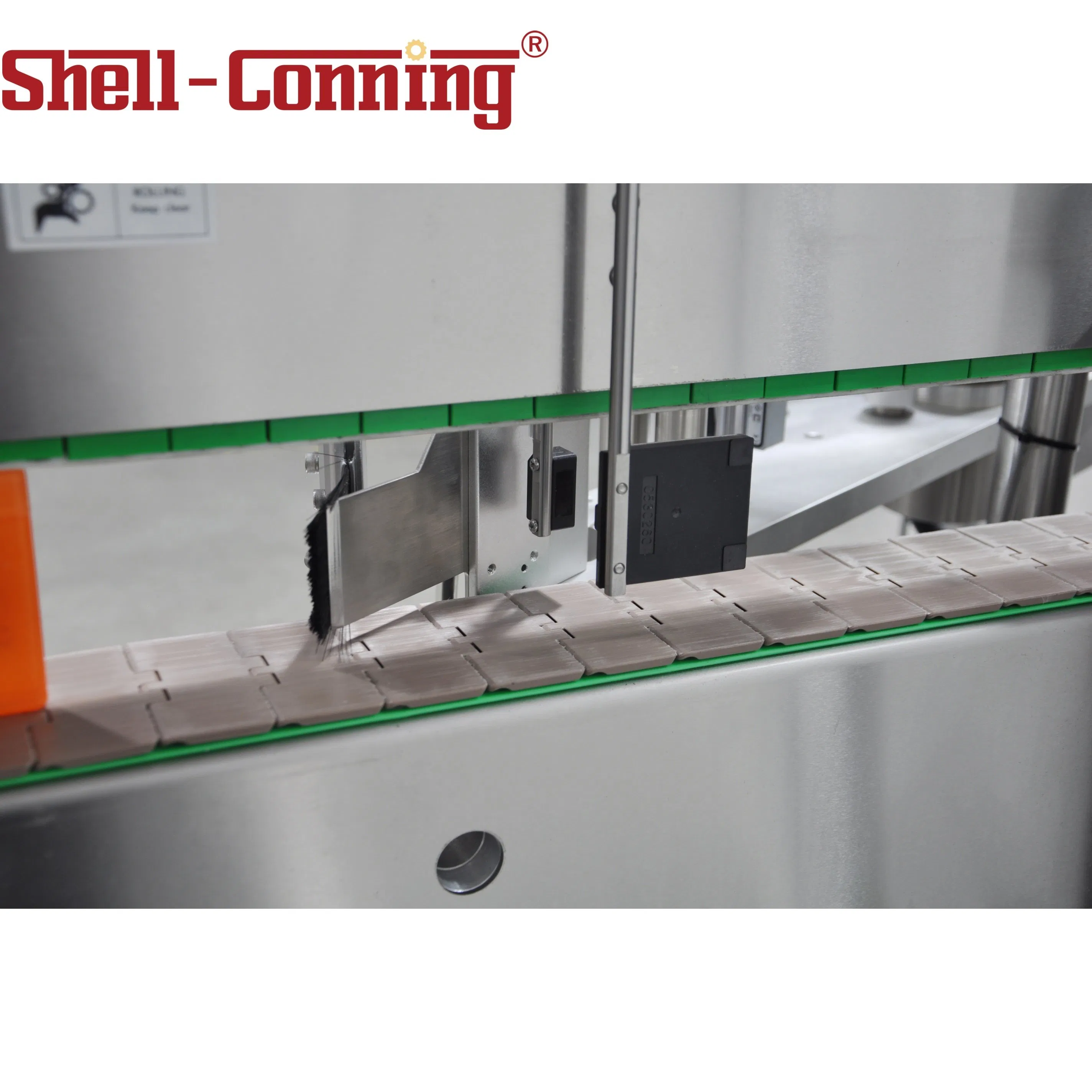 Full Automatic Two Sticker Square Flat Round Bottle Two Sides Labeling Machine