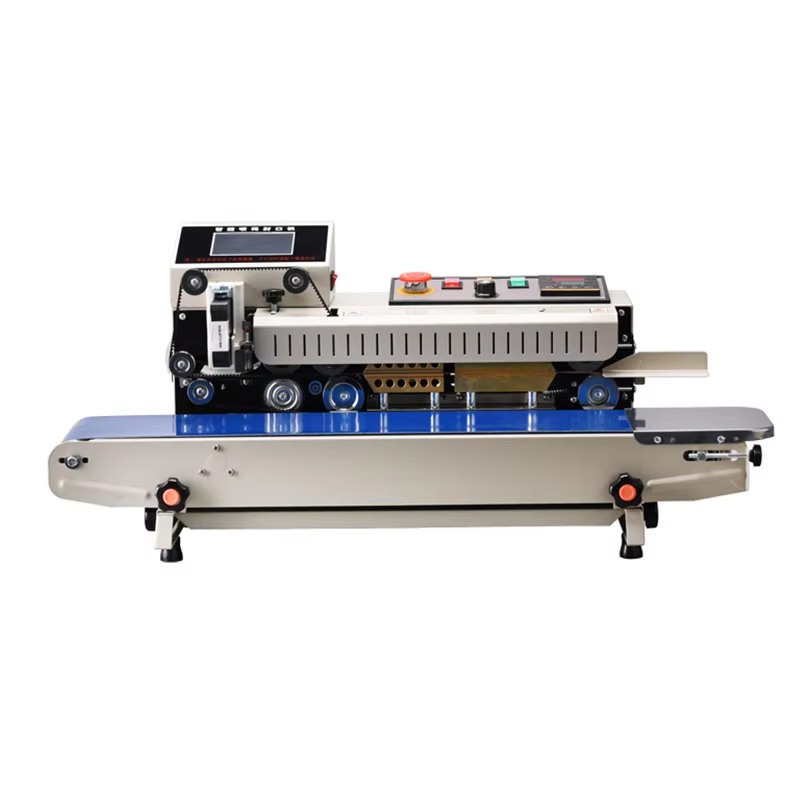 Fr-1600 Basic Continuous Pouch Bags Band Sealer Machine Heat Sealing Horizontal Digital Temperature Control Sealing Machine