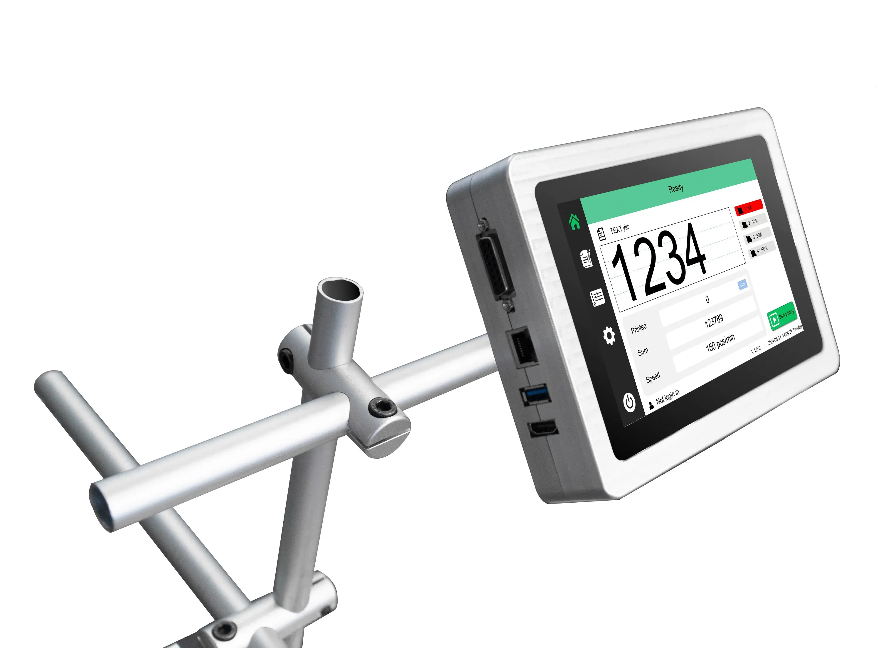 Easy Operation Industrial Thermal Automatic Bottles Bags Ink Jet Printer Inkjet Coding Machine Expiry Date Printing Machine