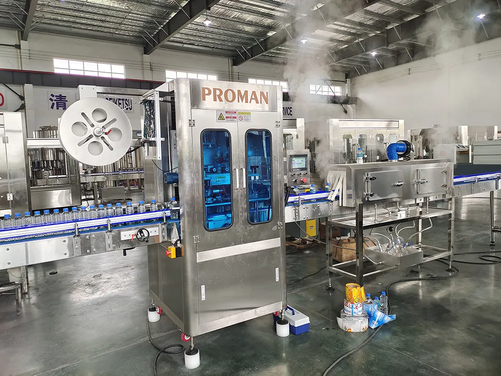 Automatic Sleeve Labeling Machine