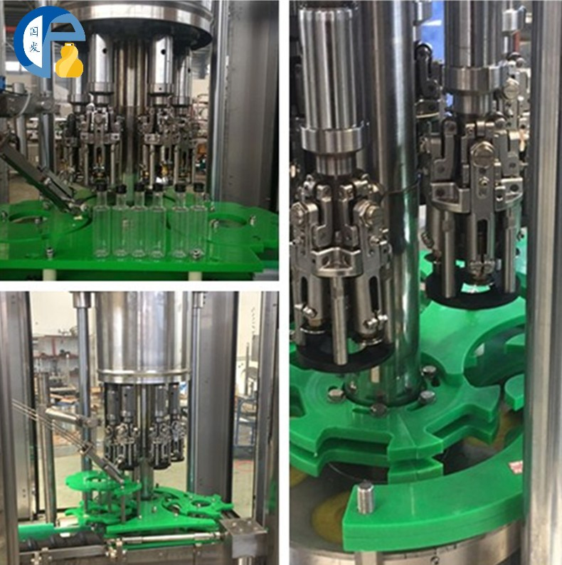 Automatic Aluminum Screw Caps Pilfer Proof Ropp Olive Oil Wine Bottles Capping Machine