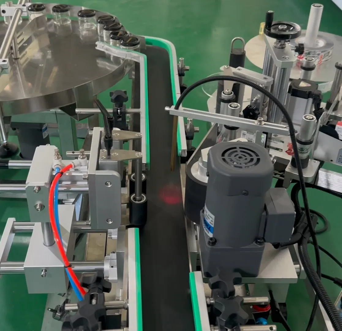 Ym415 Automatic Wrap Labeling Machine for Round Bottles with Touchscreen HMI