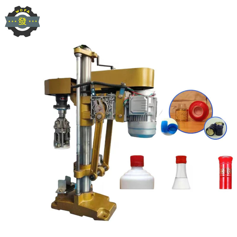 Jia He Semi-Automatic Wine Bottle Sealing Machine, White Wine Canned Screw Capping Machine Glass Bottle Aluminum Capping Machine
