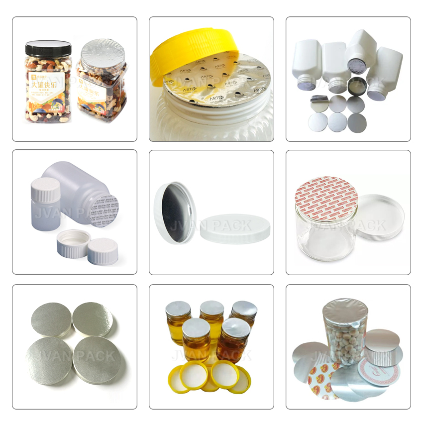 Automatic Continuous Induction Aluminum Foil Heat Induction Sealer Sealing Machine for Caps