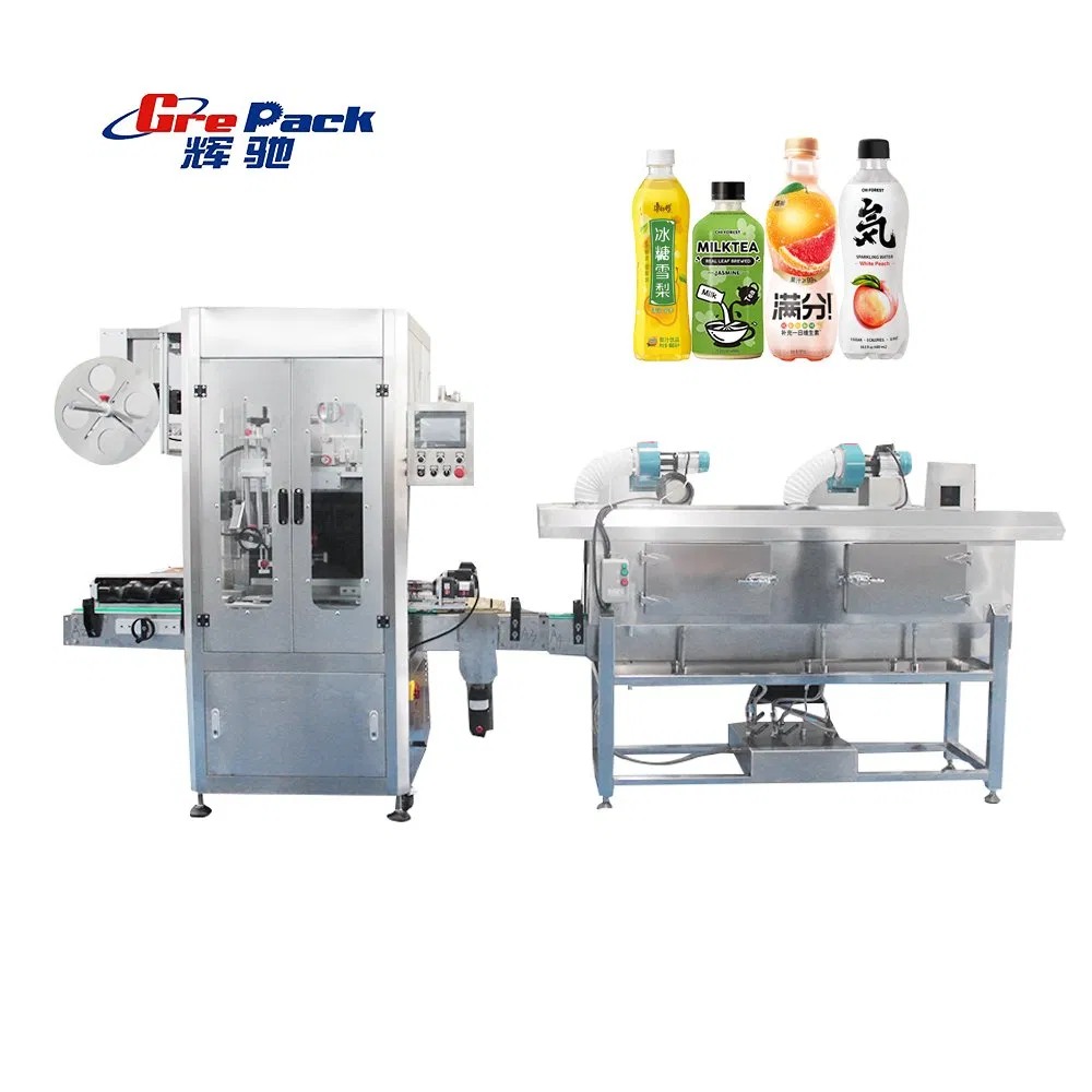 Automatic Round Bottle Labeling Machine PVC Shrink Sleeve Film for Bottle Package