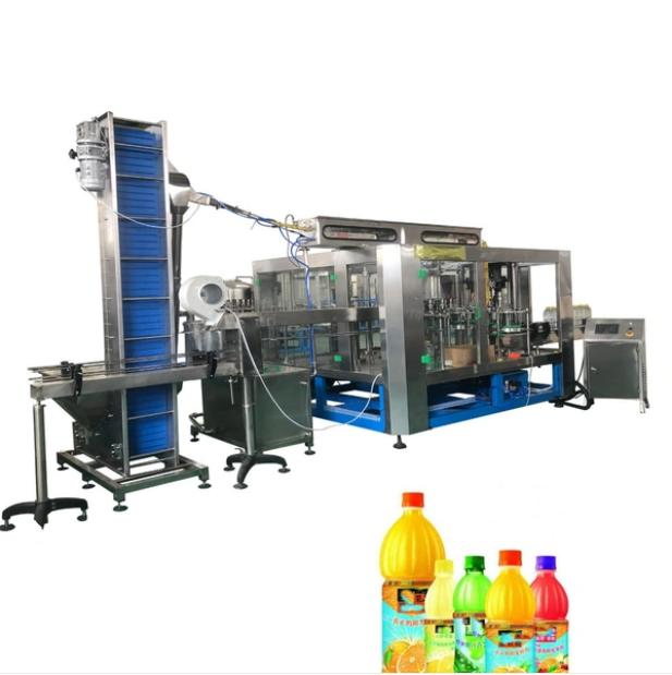 Automatic Liquid Pure Mineral Water Fruit Juice Carbonated Soft Drink Beverage Bottling Capping Sealing Filling Machine
