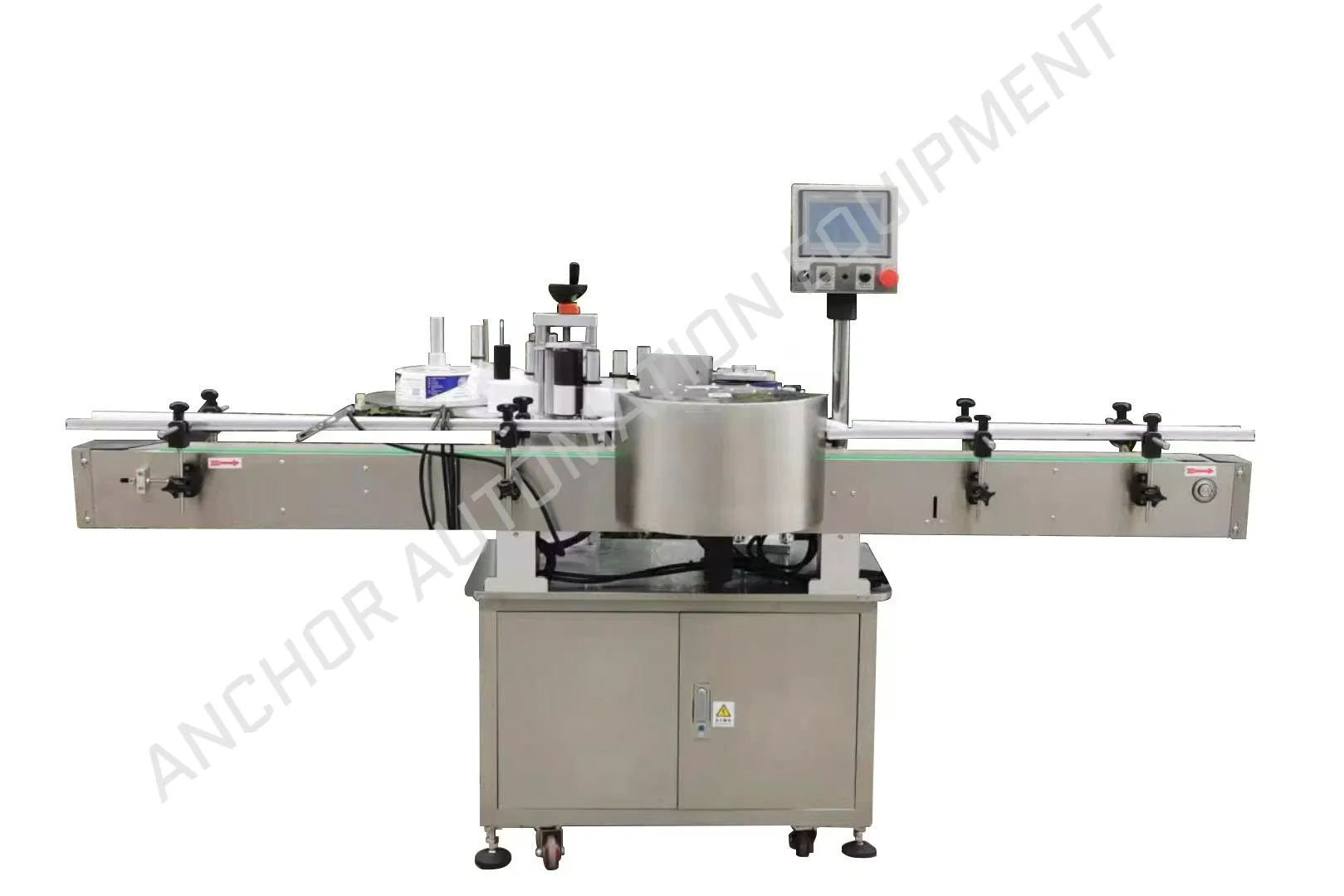 Automatic Honey Glass Bottle Label Applicator Jars Round Bottles Sticker Labeling Machine