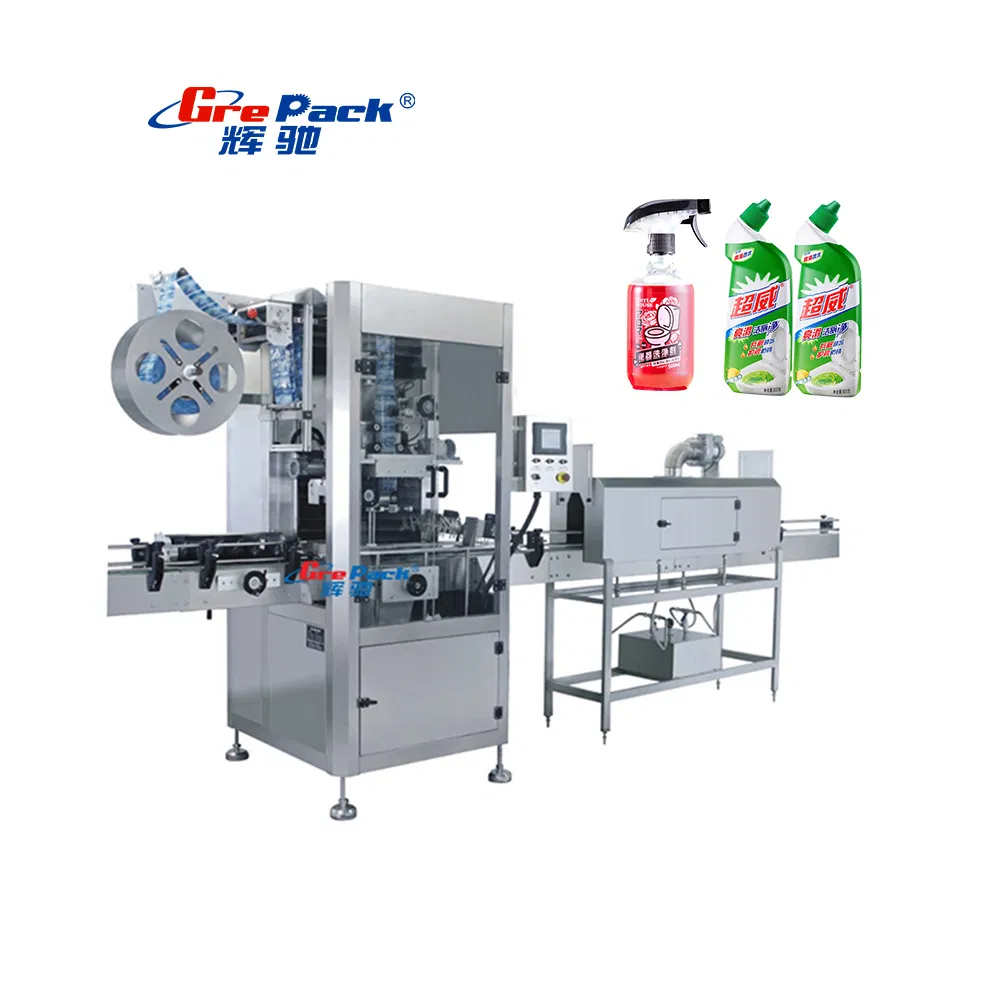 Automatic Round Bottle Labeling Machine PVC Shrink Sleeve Film for Bottle Package