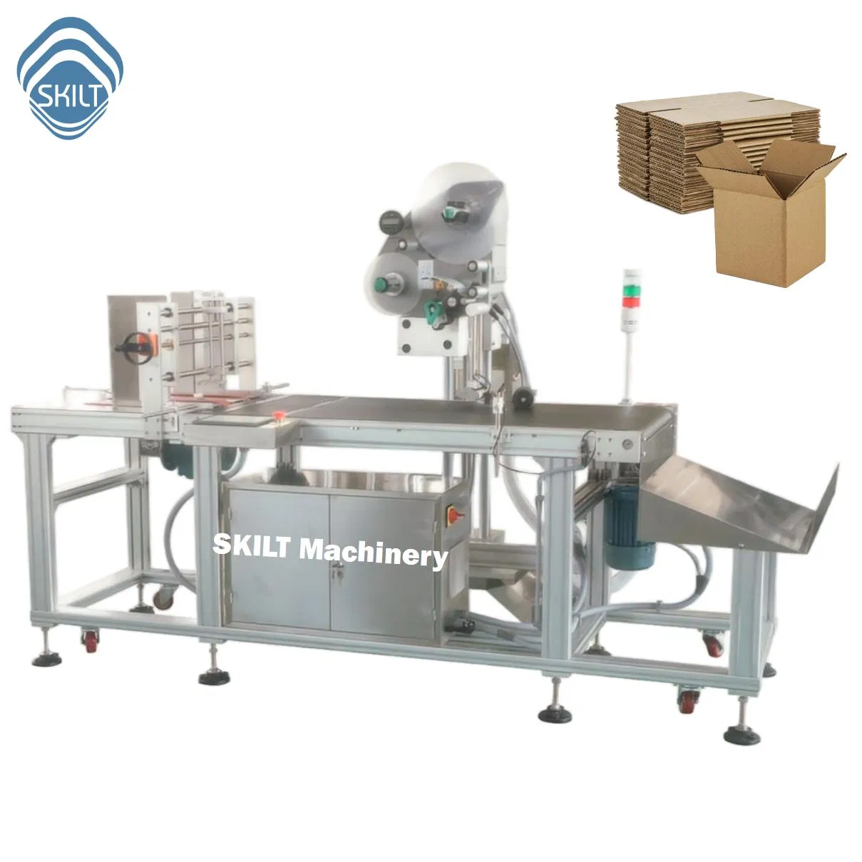 Professional Pouch Labeler and Bag Paging Label Applicator System