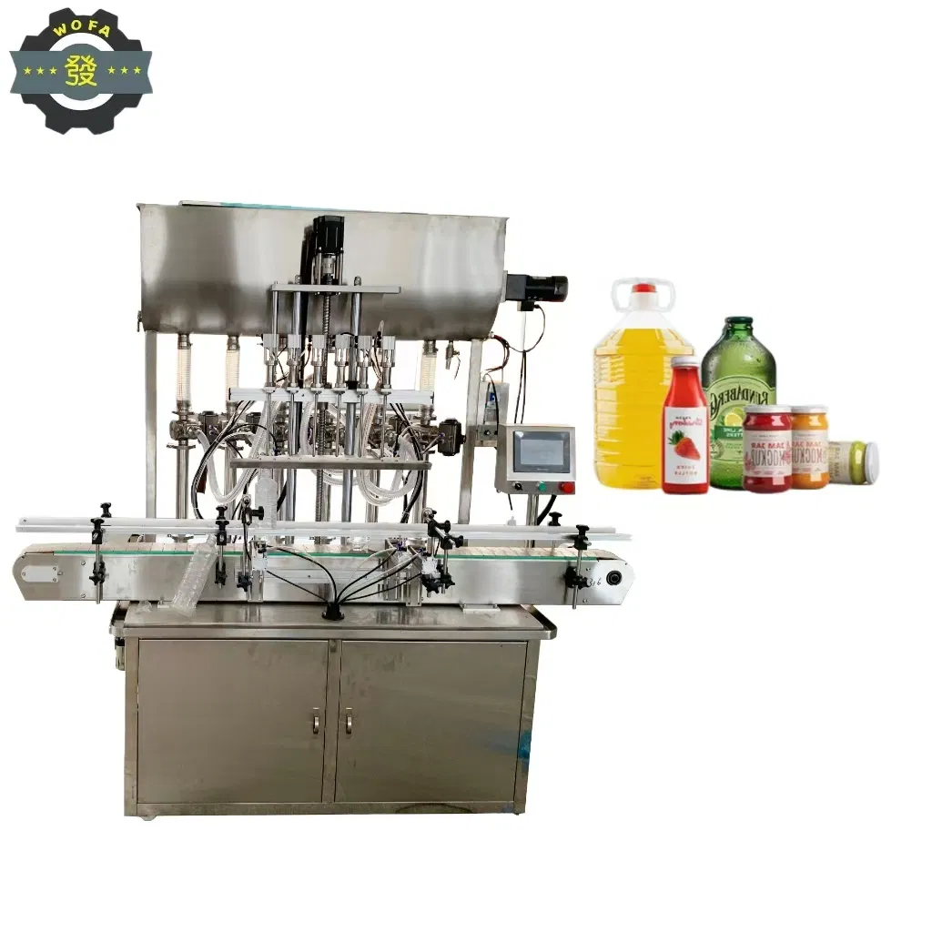 Fully Automatic Multi-Head Paste Filling Machine Condiment and Edible Oil Quantitative Filling and Packaging Machine