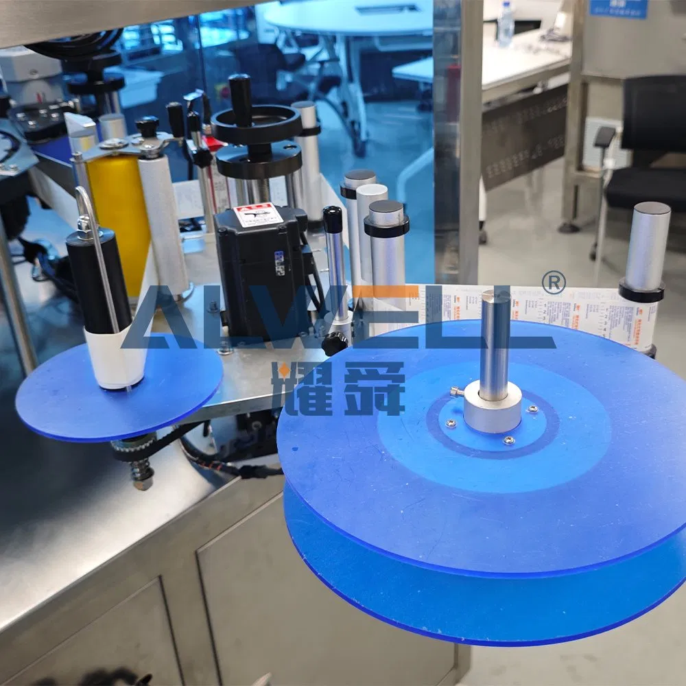 Automatic Qr Code Round and Square Bottles Labeler Electronic Price Labeling System