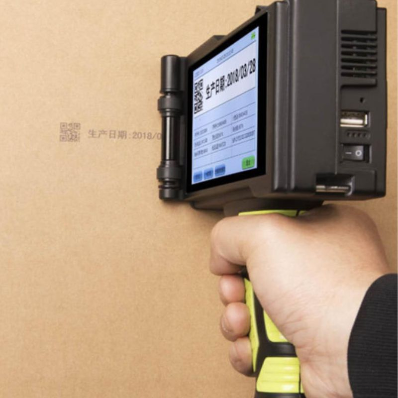 Smart Industrial Portable Inkjet Expiry Date Coding Printing Machine