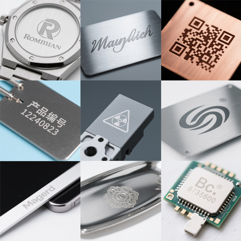 Faith Factory Supply Fiber/UV/CO2 Laser Marking Machine for Metal, Auto Parts, Batch Code, Qr Code, Date, Character Marking on PVC/PE/PP Materials