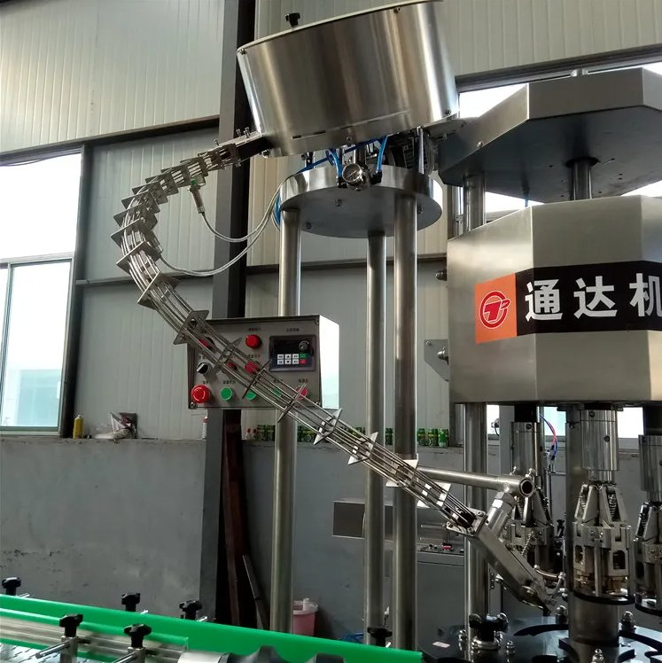 Automatic Ropp Stevin Aluminium Cover Liquor Glass Wine Bottles Pilfer Proof Caps Screw Locking Capping Machine