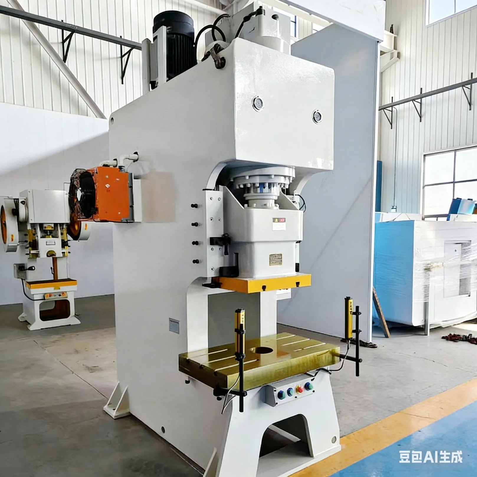 Heavy-Duty 125 Ton Open Back Inclinable Press for Metalwork