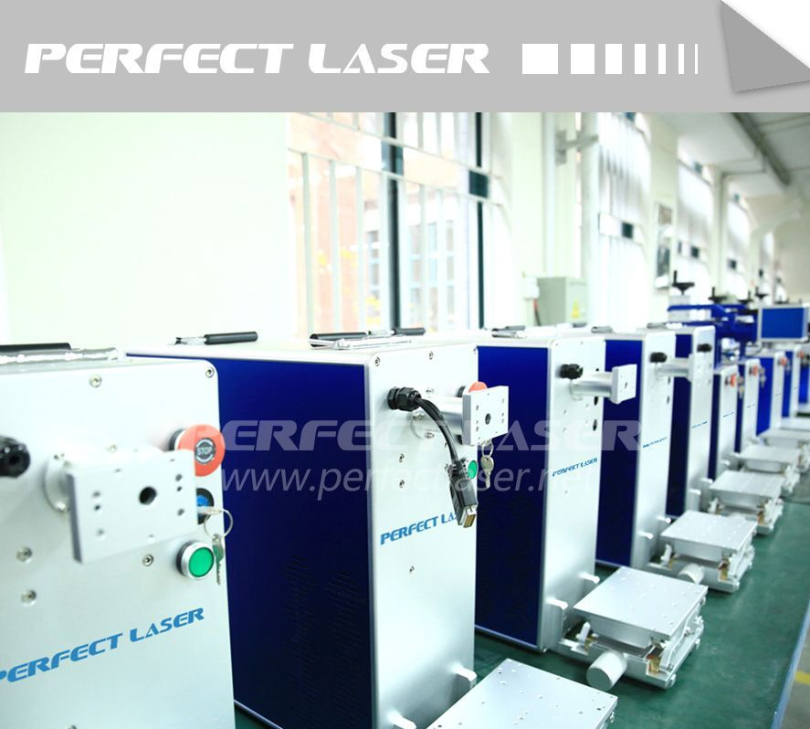 Perfect Laser - 20W 30W 50W 100 Watts Desktop Metal Steel Plastic Raycus Jpt Mopa Fiber Laser Engraving Marking Machines