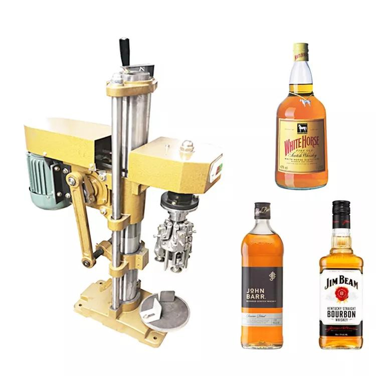 Semi Automatic Glass Wine Bottle Screw Ropp Capping Machine