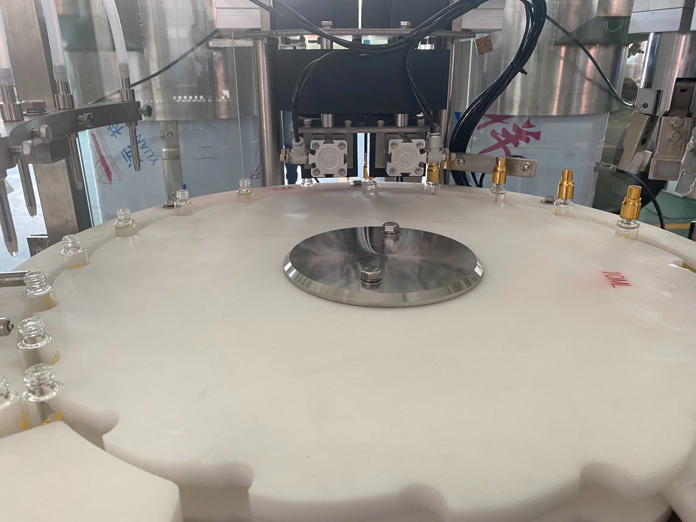 Spray Pump Bottle Filling Capping Machine 100ml Perfume Liquid Bottle with Atomizer Filling Machine