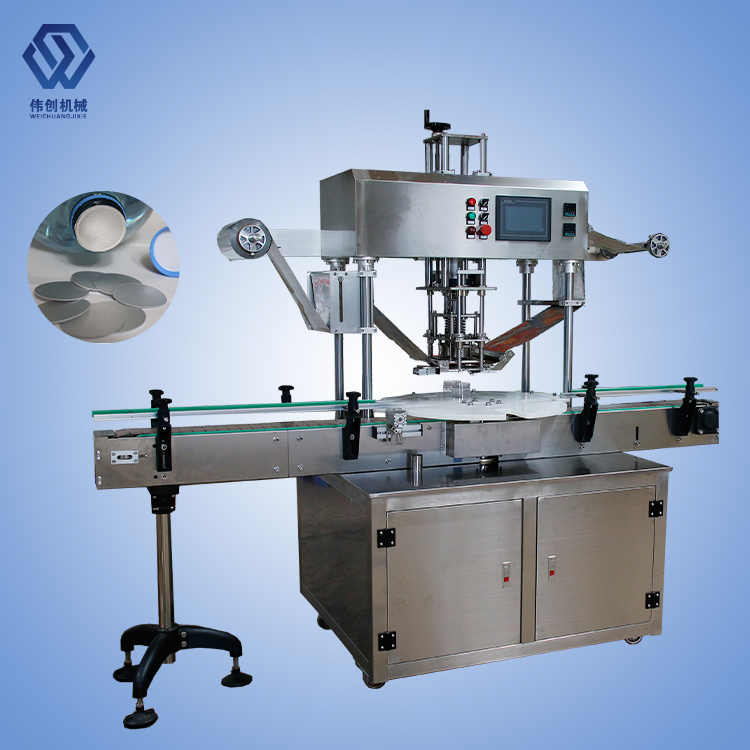 Automatic Clear Soda Can Sealer Aluminum Foil Induction Sealing Machine