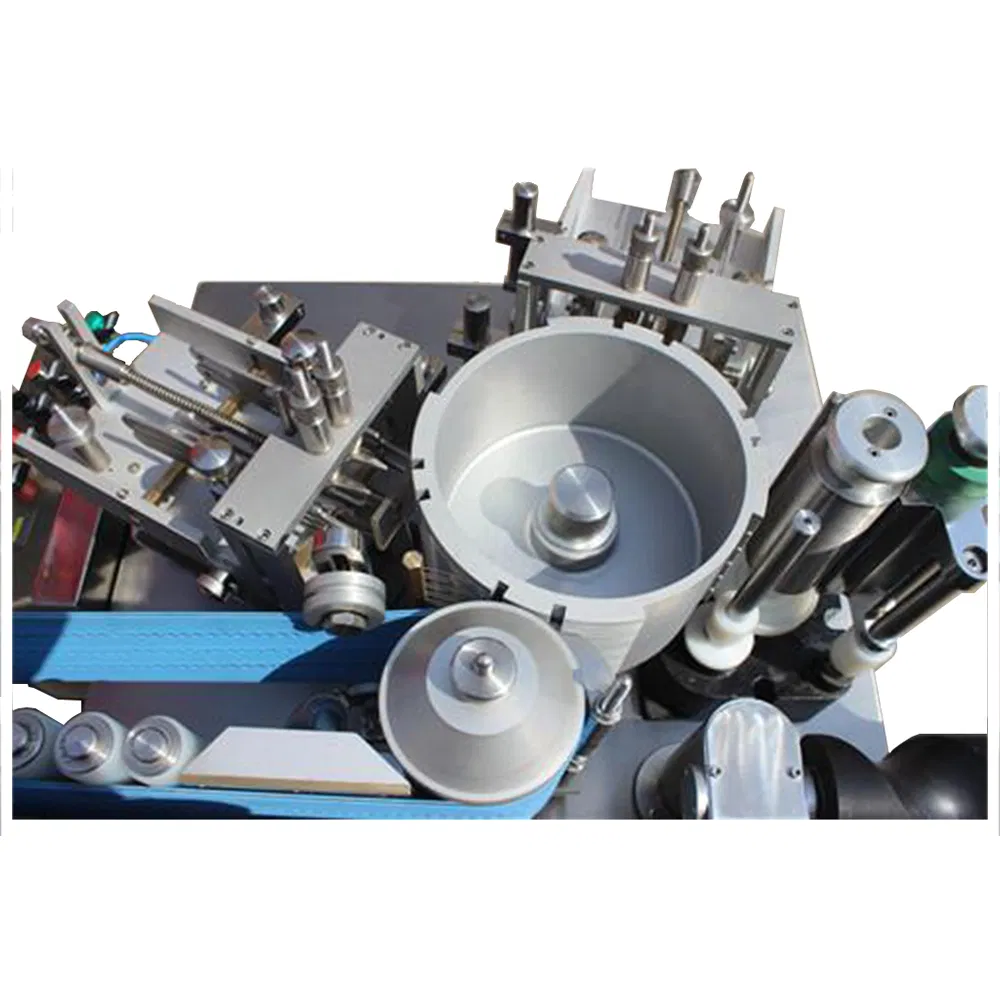 Automatic Self Adhesive Flat Square Oval Bottle Front and Back Two Double Sides Labeling Machine