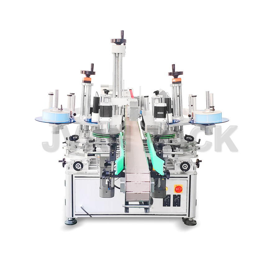 Mt-962 Automatic Various Square Bottle Jar Flat Container Label Applicator Two-Sided Front &amp; Back Labeler Sticker Labeling Machine