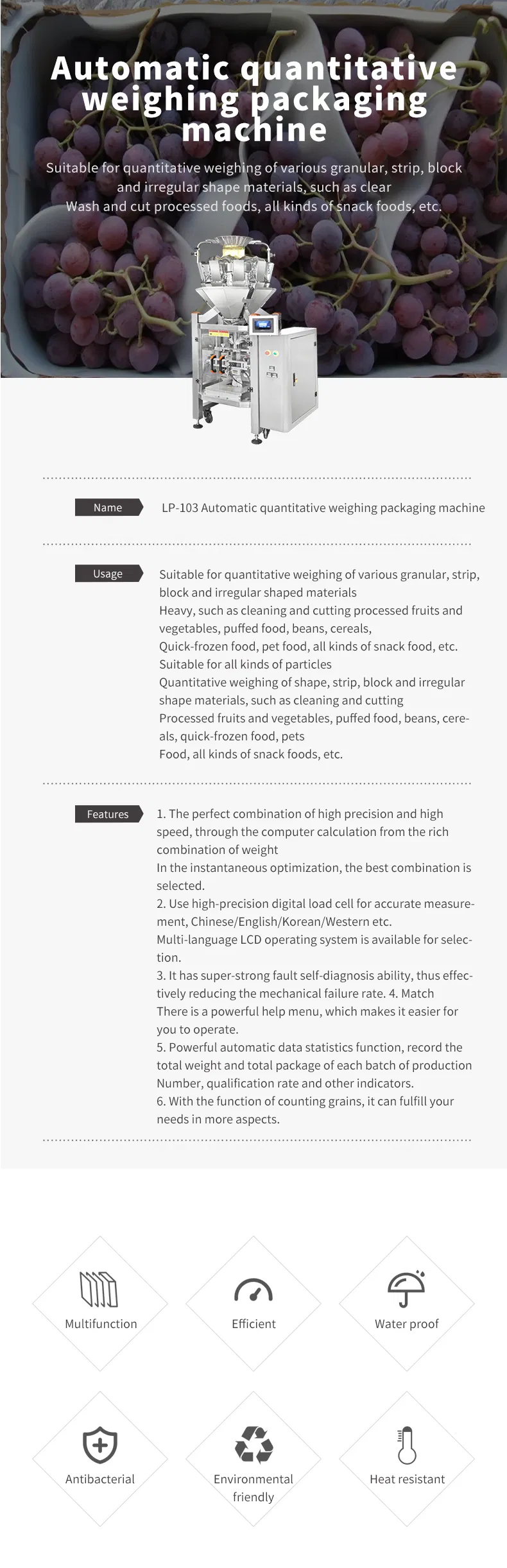 Multi-function Packing Machine