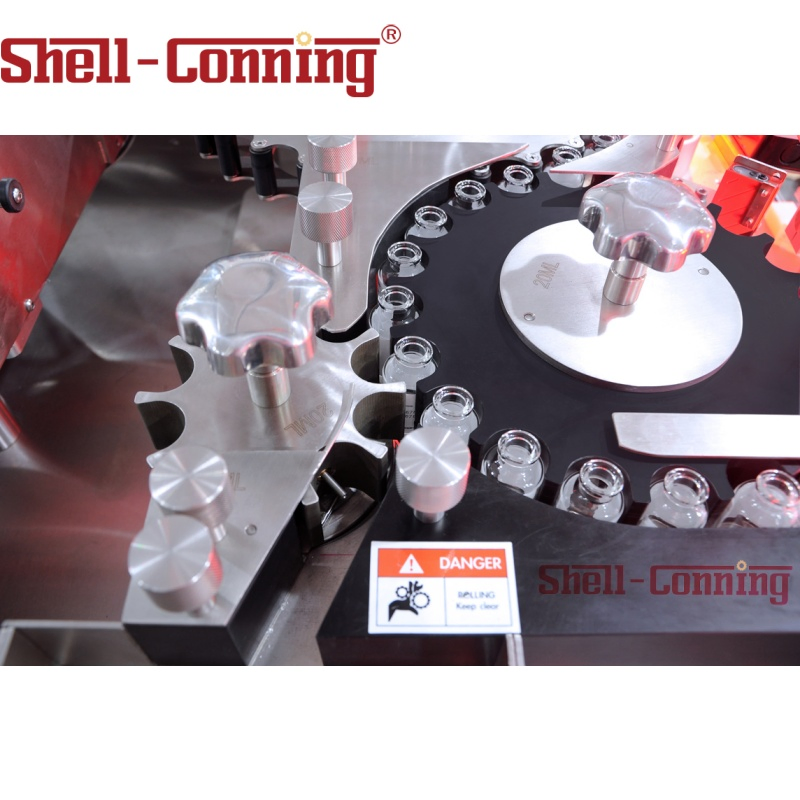 Oral Liquid Ampoule Bottle Production High Speed Rotary Vial Pharmaceutical Labeling Equipment