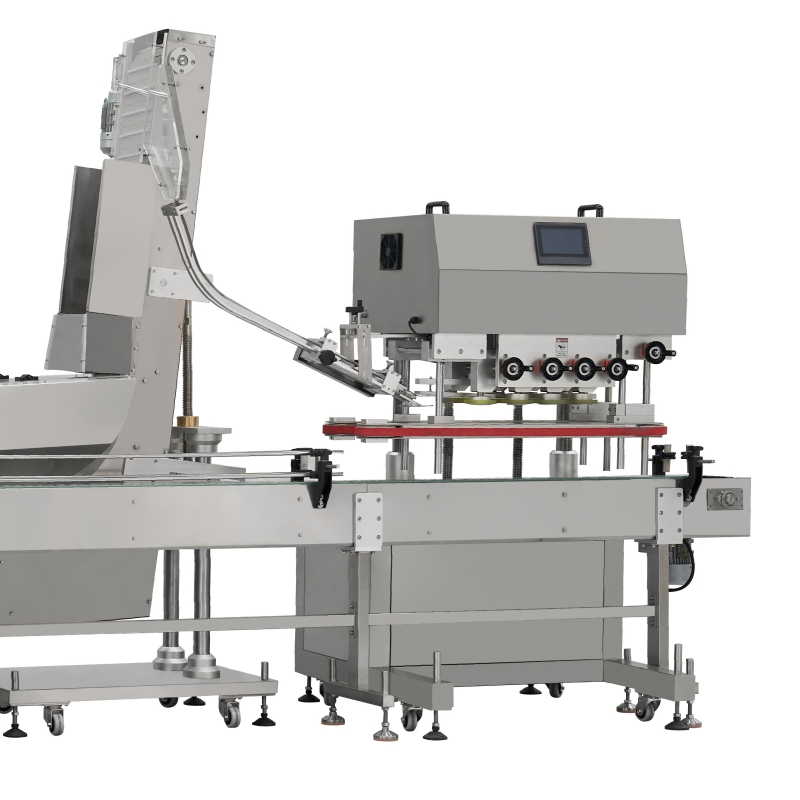 Automatic High Speed Botle Capping Screw Cap Capper Food Packing Machine for Glass Plastic Bottle for Candy/Cosmetic/Medicine/Shampoo/Juice Package Machine