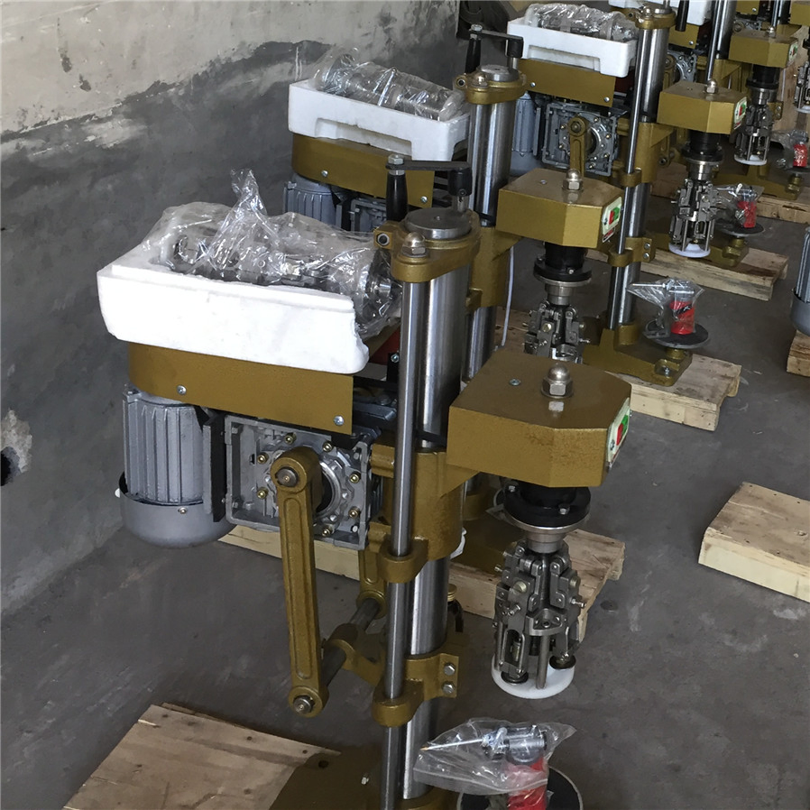Aluminum Ropp Screw Caps Semi Automatic Capping Sealing Machine