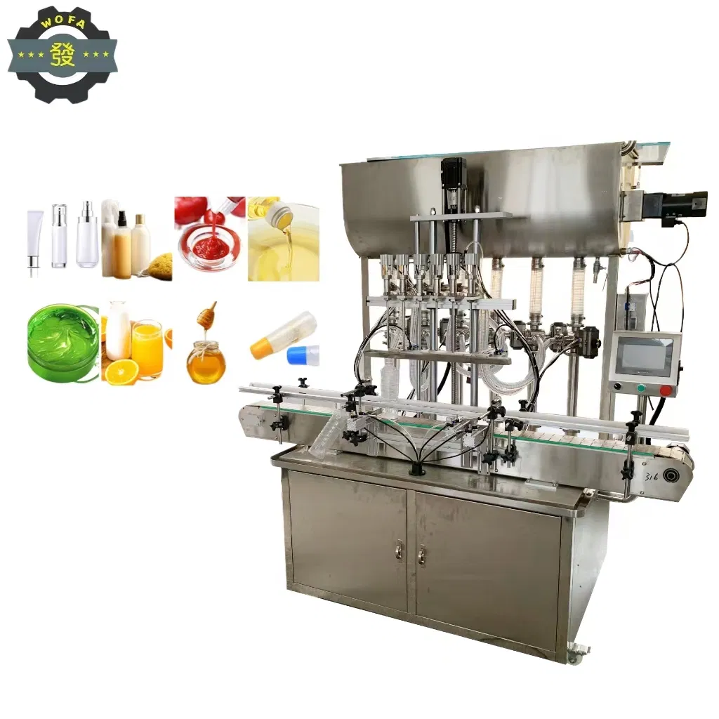 Fully Automatic Multi-Head Paste Filling Machine Condiment and Edible Oil Quantitative Filling and Packaging Machine
