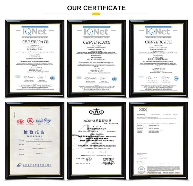 Certifications