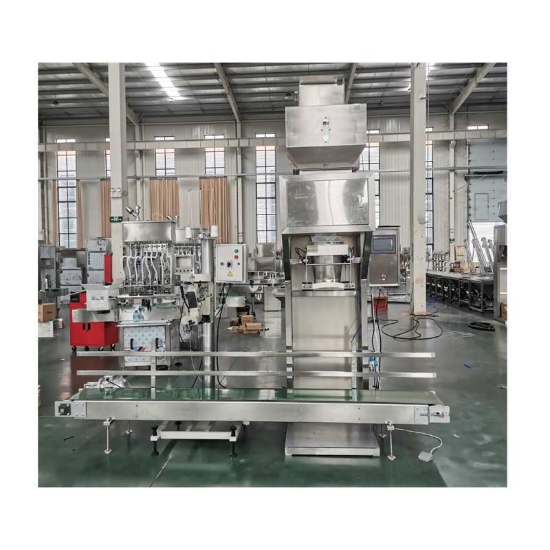 Automatic Granular Packaging Machine Weighing Filling Sealing System for Rice and Beans